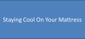 mattress and staying cool