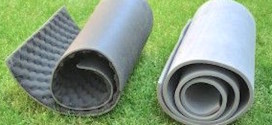 Sleeping pads rolled